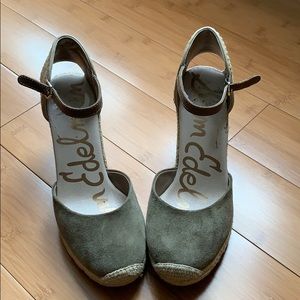 Sam Edelman espadrille sandals size 7.5 used